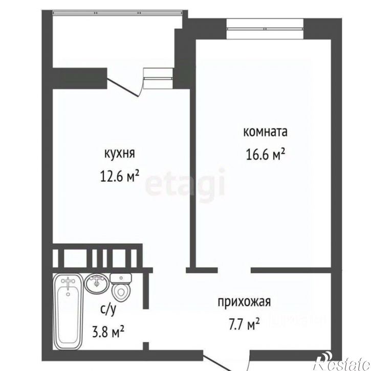 1-комн квартира ул Березовая роща, 4а,  д. 4а