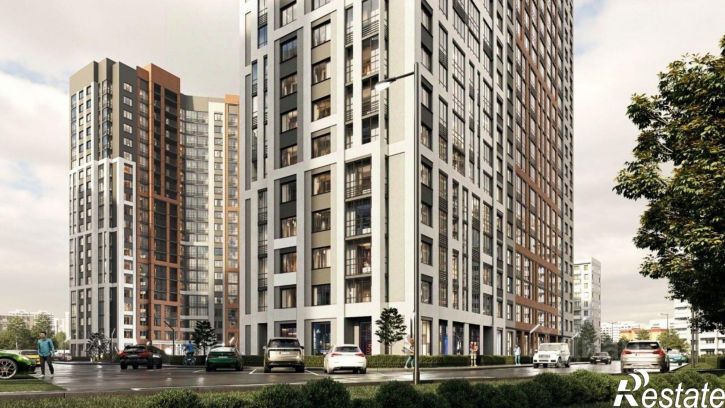 1-комн квартира в новом доме ул Богдана Хмельницкого, 45А,  д. 45А