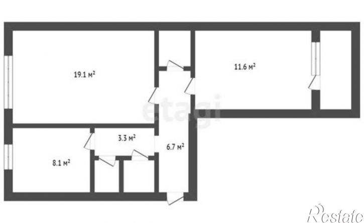2-комн квартира ул 9 Января, 233/19,  д. 233/19