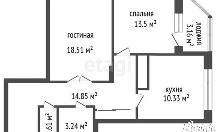 2-комн квартира ул Краснознаменная, 57/2,  д. 57/2