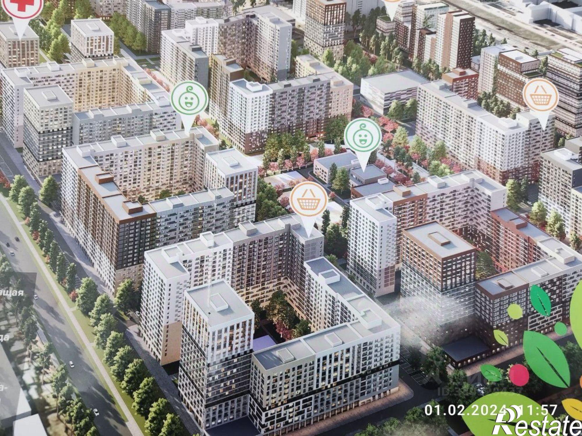 Купить квартиру за 6 887 000 рублей на Московский пр-кт, 140