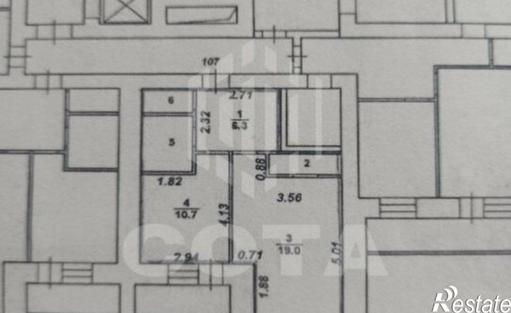1-комн квартира ул Черняховского, 15а,  д. 15а