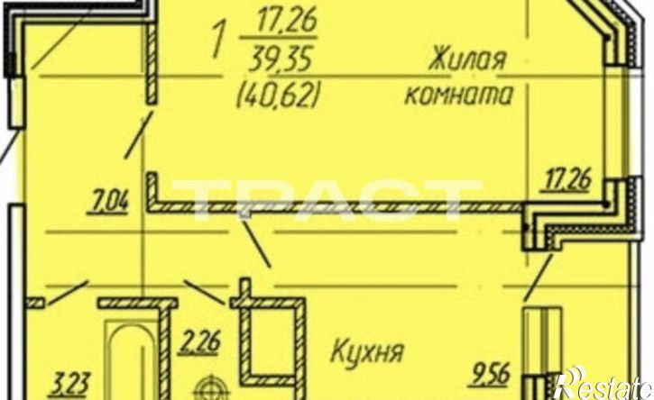 1-комн квартира Спортивная наб, 19а,  д. 19а