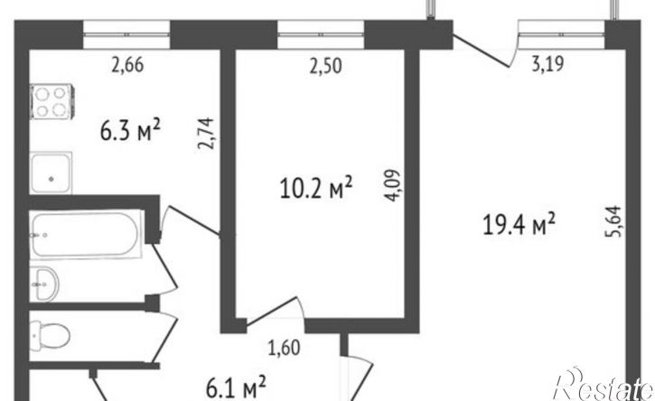 2-комн квартира ул 25 Января, 8а,  д. 8а