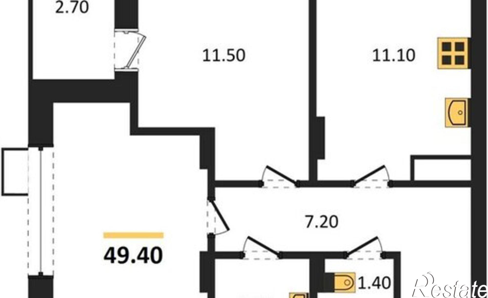 Купить квартиру за 6 224 400 рублей на б-р Содружества, 6