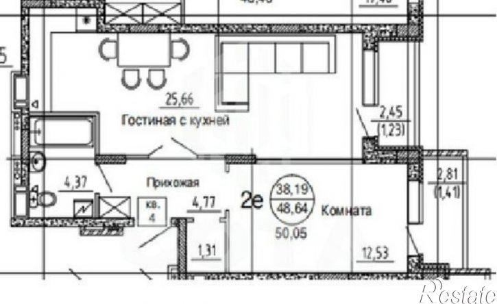 2-комн квартира ул Независимости, 78Б,  д. 78Б