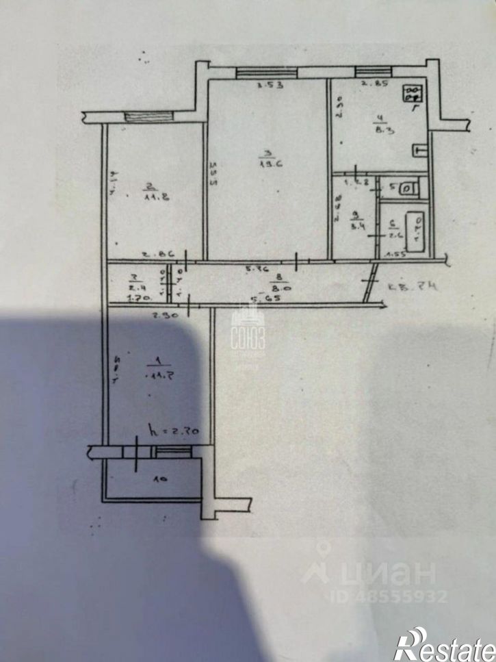 3-комн квартира ул Ломоносова, 114/19,  д. 114/19