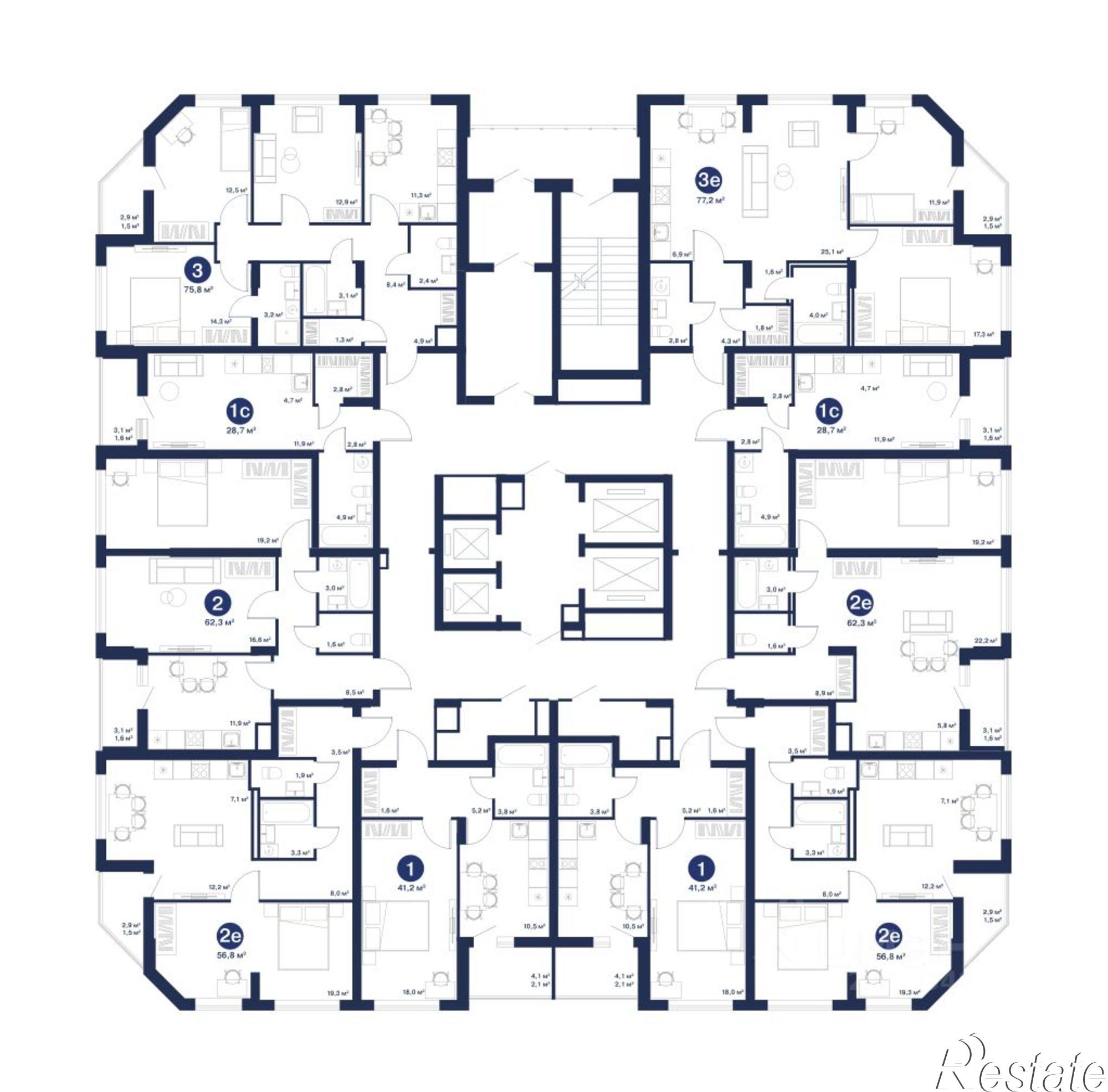Купить квартиру за 10 974 300 рублей на ул Краснознаменная, 59