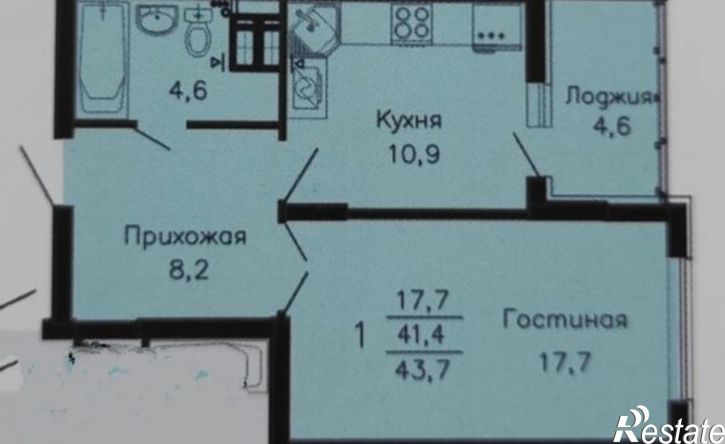 1-комн квартира ул Краснознаменная, 57/3,  д. 57/3