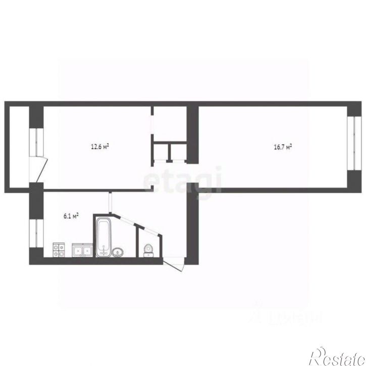 2-комн квартира ул Иркутская, 17,  д. 17