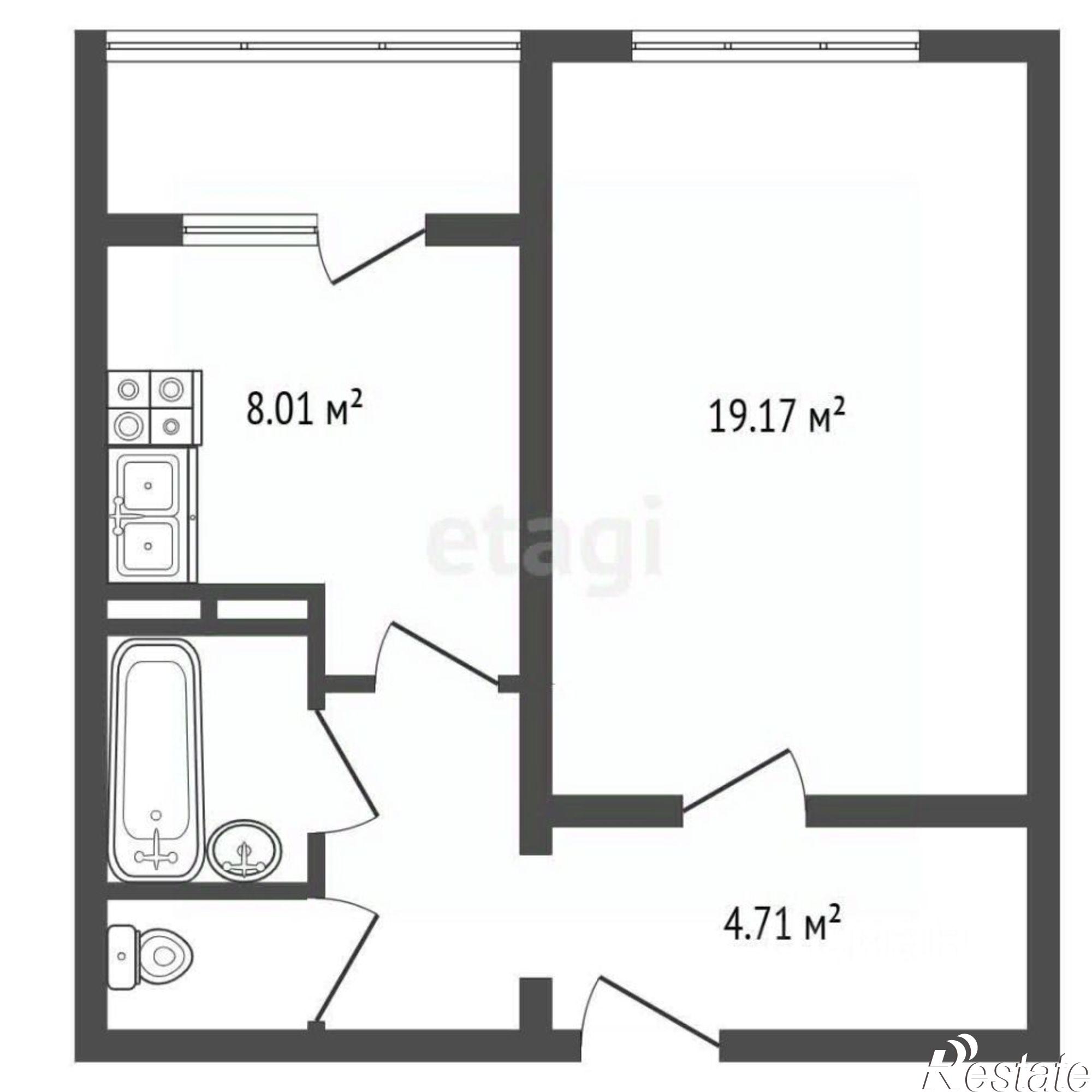 Купить квартиру за 4 650 000 рублей на ул Шишкова, 144б