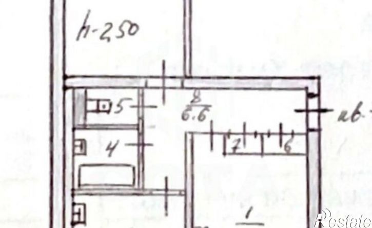 2-комн квартира ул Черняховского, 6,  д. 6
