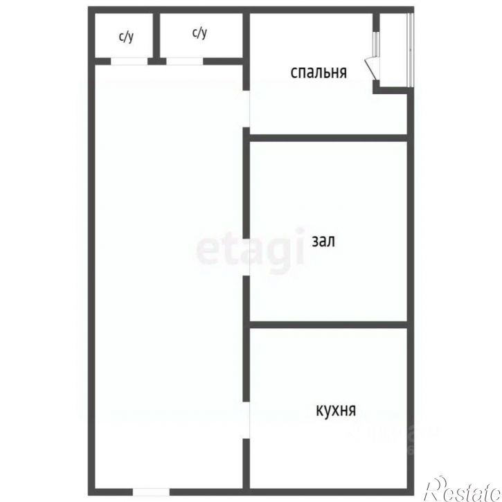 2-комн квартира ул 60-летия ВЛКСМ, 13,  д. 13