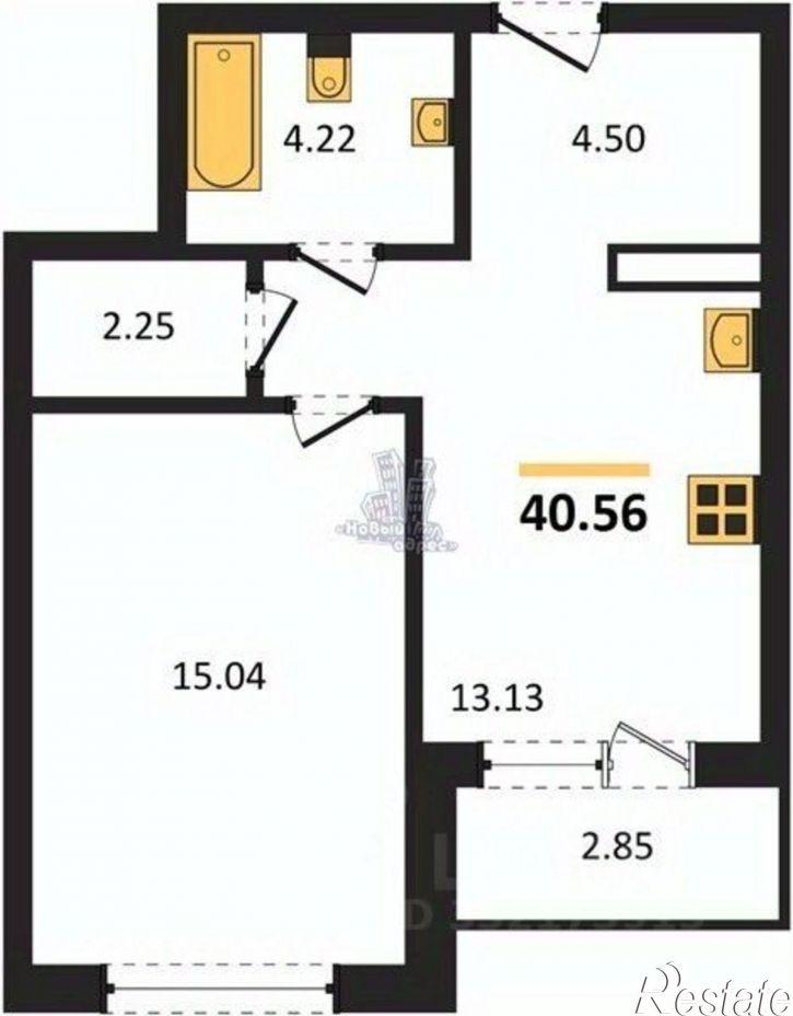 1-комн квартира ул Чапаева, 68Б,  д. 68Б