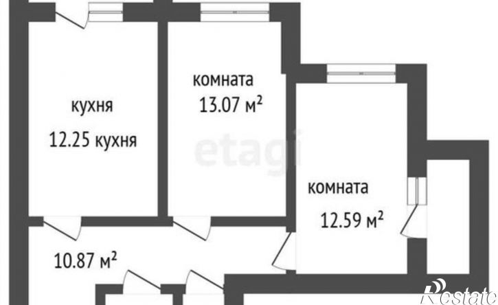2-комн квартира ул Ростовская, 71а,  д. 71а