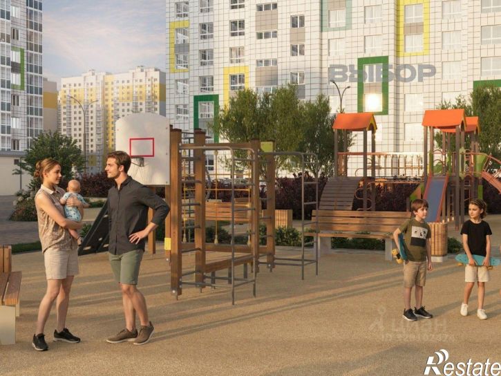 1-комн квартира в новом доме улица Ильюшина