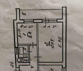 2-комн, 55.5кв м, этаж 2/12 Хользунова улица, 115