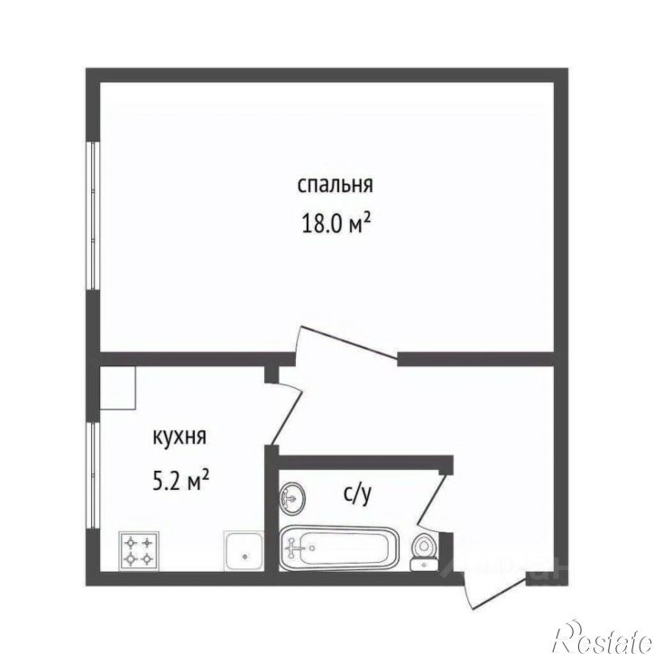 1-комн квартира ул 9 Января, 210,  д. 210