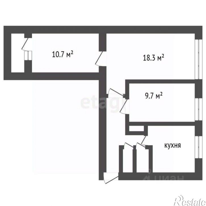 3-комн квартира ул Баррикадная, 26,  д. 26