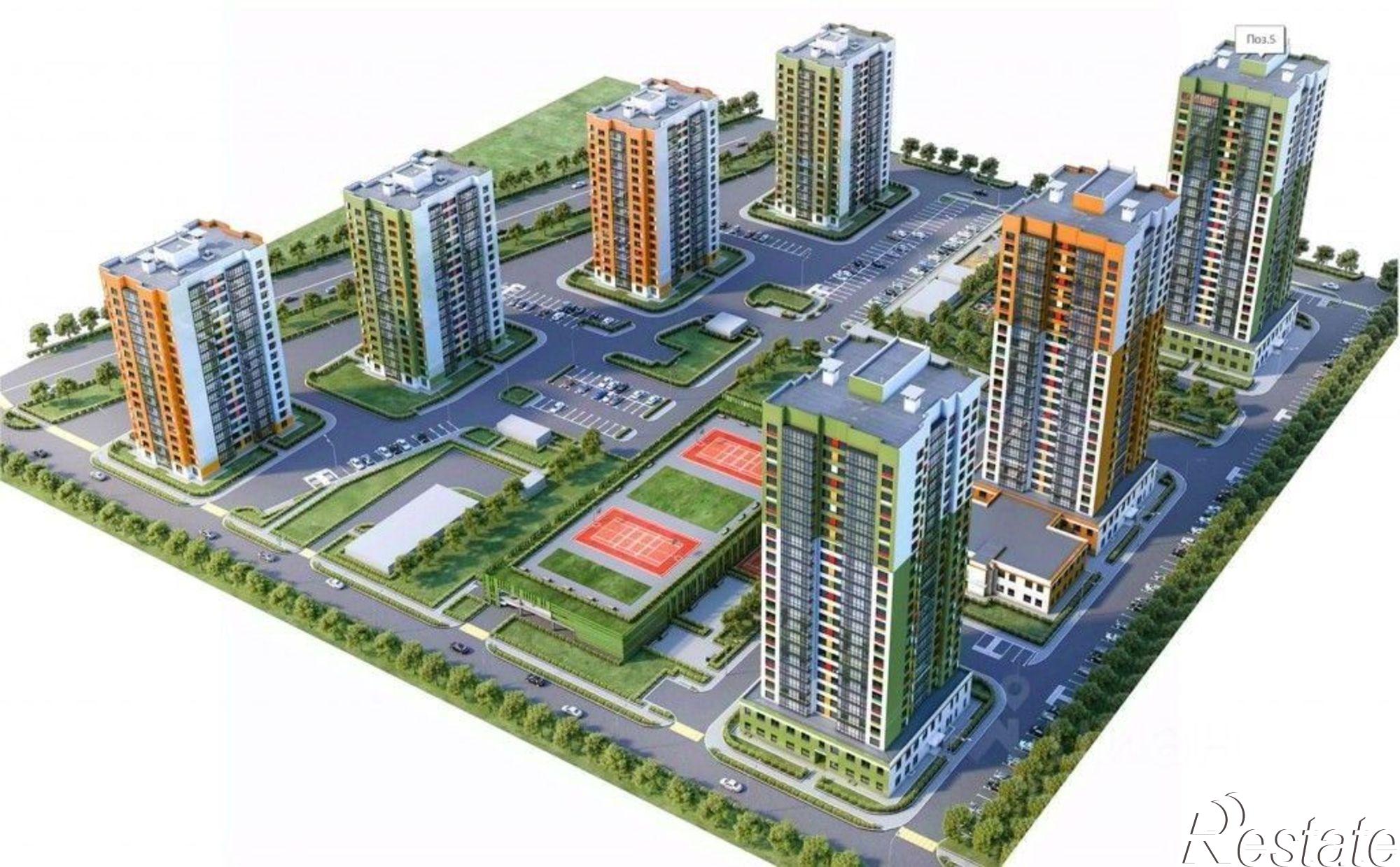Купить квартиру за 9 596 690 рублей на кв-л 8, 6