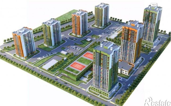 3-комн квартира в новом доме кв-л 8, 6,  д. 6