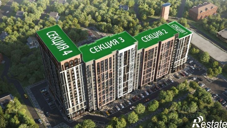 1-комн квартира в новом доме ул Чапаева, 68Б,  д. 68Б