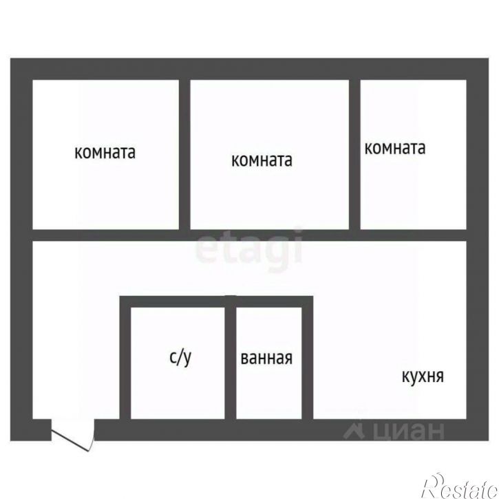 3-комн квартира ул Менделеева, 8,  д. 8