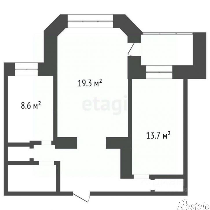 2-комн квартира ул Артамонова, 7,  д. 7