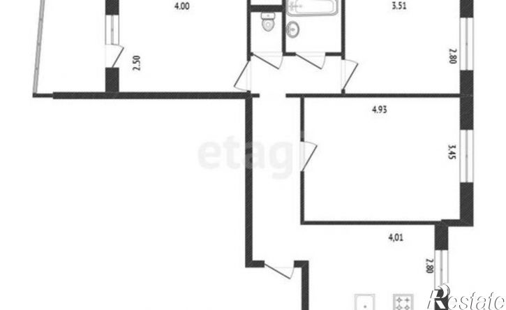 3-комн квартира ул Новосибирская, 27,  д. 27