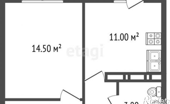 1-комн квартира Московский пр-кт, 205,  д. 205