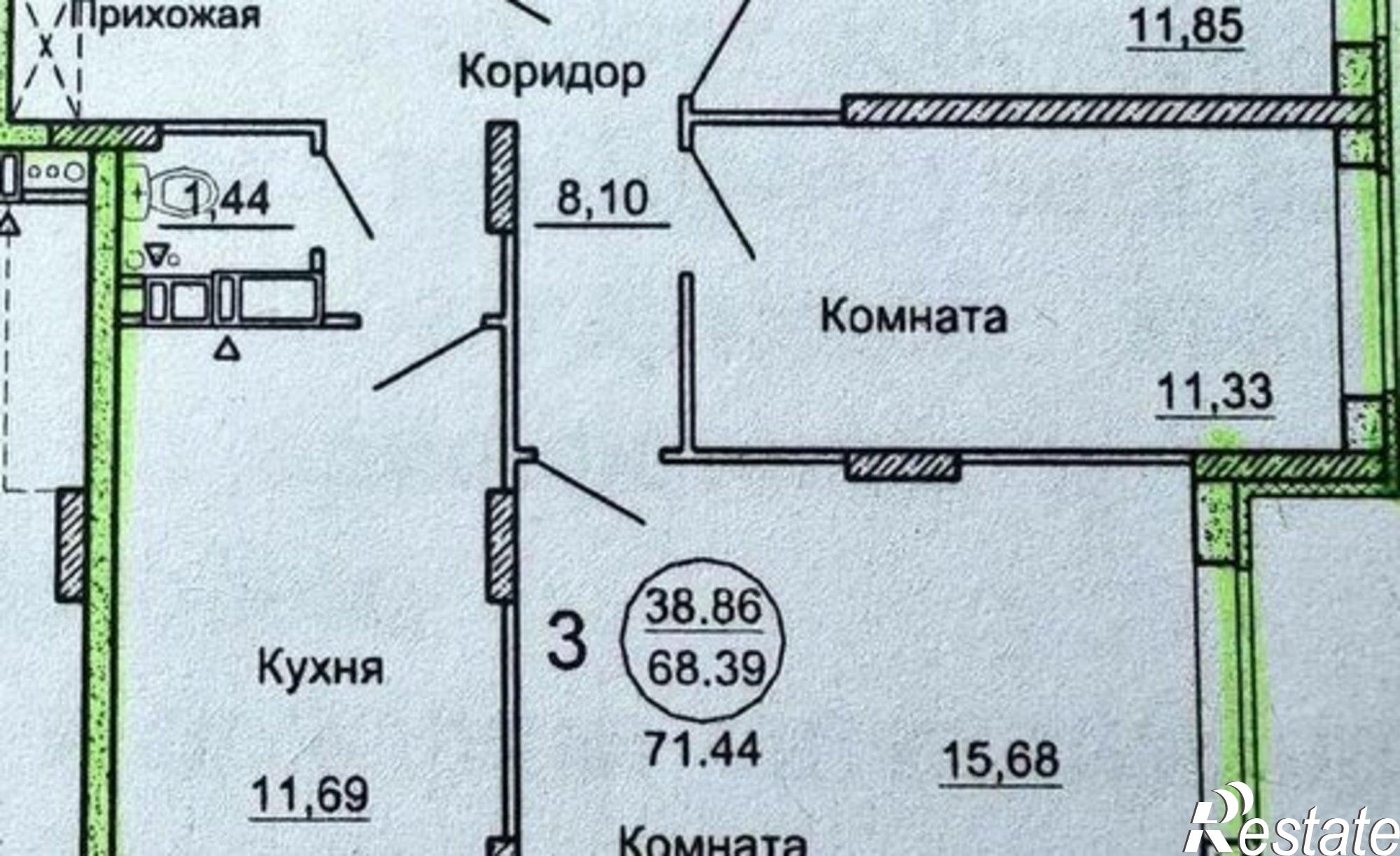 Купить квартиру за 8 500 000 рублей на ул Болховитинова, 3