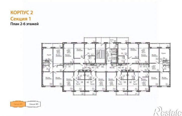 2-комн квартира в новом доме ул Цимлянская, 10в,  д. 10в