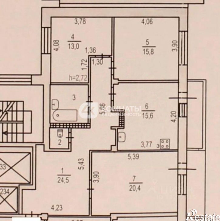 3-комн квартира Московский пр-кт, 149,  д. 149
