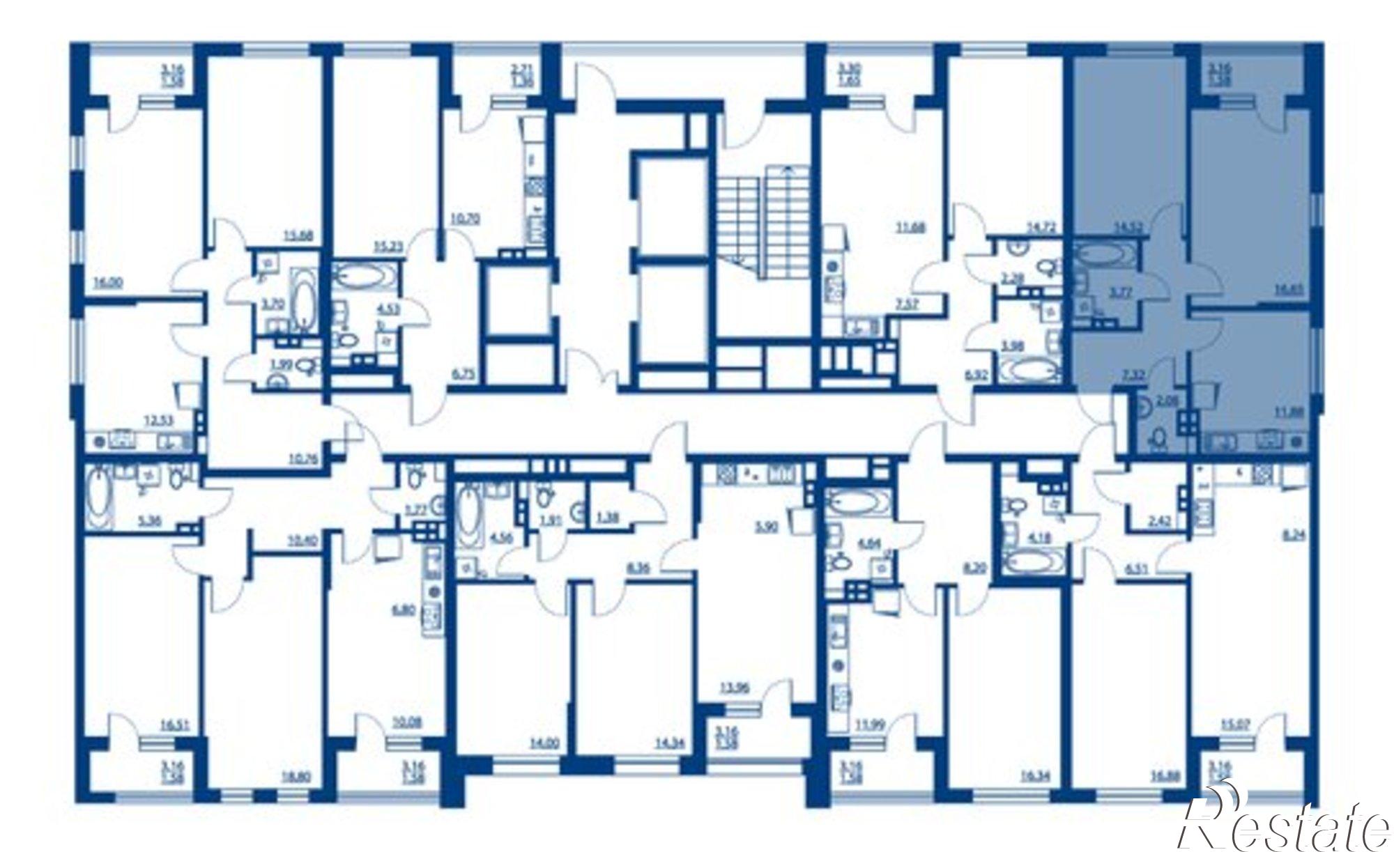 Купить квартиру за 10 092 700 рублей на Московский пр-кт, 138