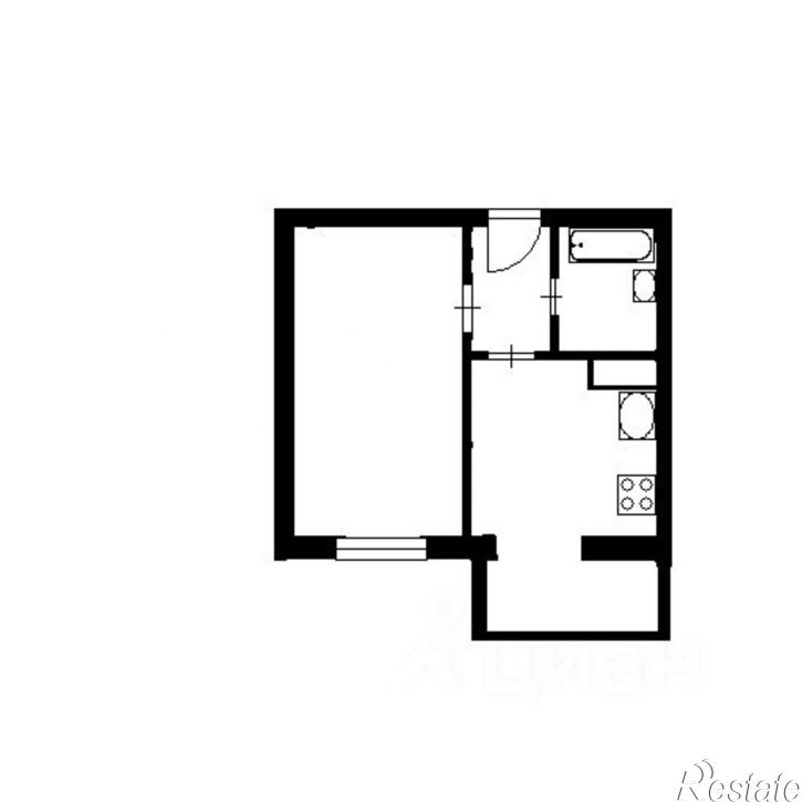1-комн квартира ул Артамонова, 34ж,  д. 34ж