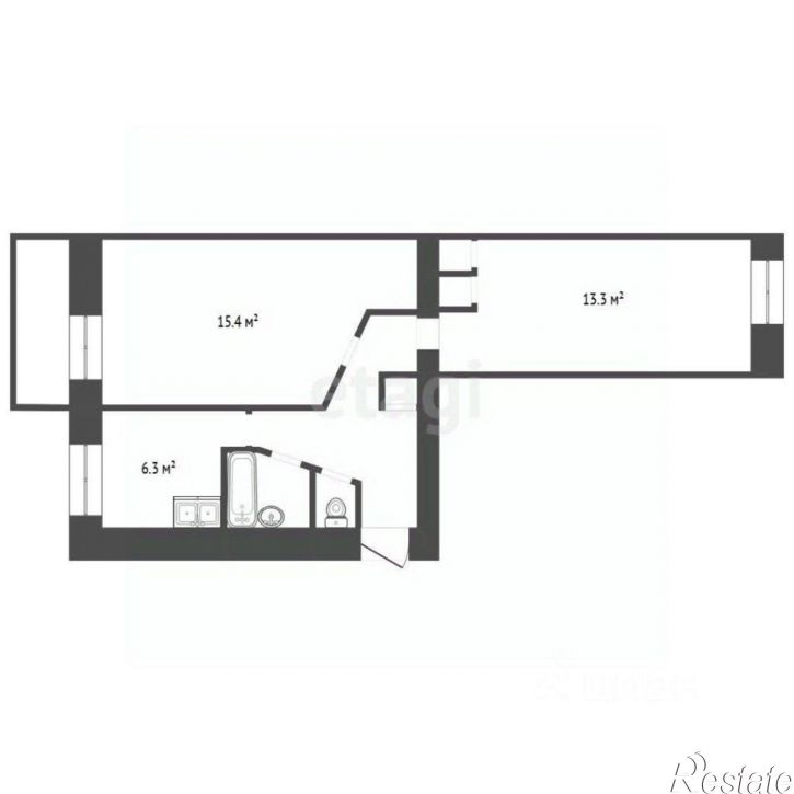 2-комн квартира ул Арзамасская, 21,  д. 21