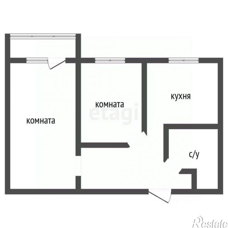 2-комн квартира ул Переверткина, 29,  д. 29