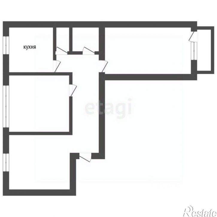 3-комн квартира ул Ростовская, 70,  д. 70