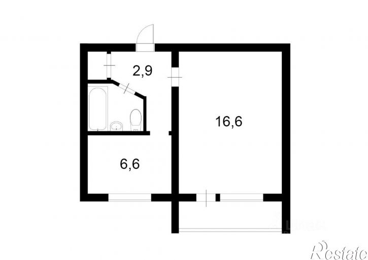 1-комн квартира ул Героев Сибиряков, 32,  д. 32