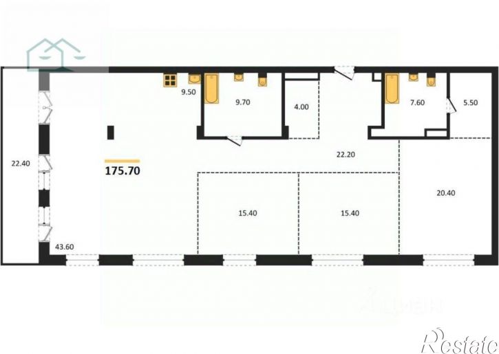 3-комн квартира пер Белинского, 5,  д. 5
