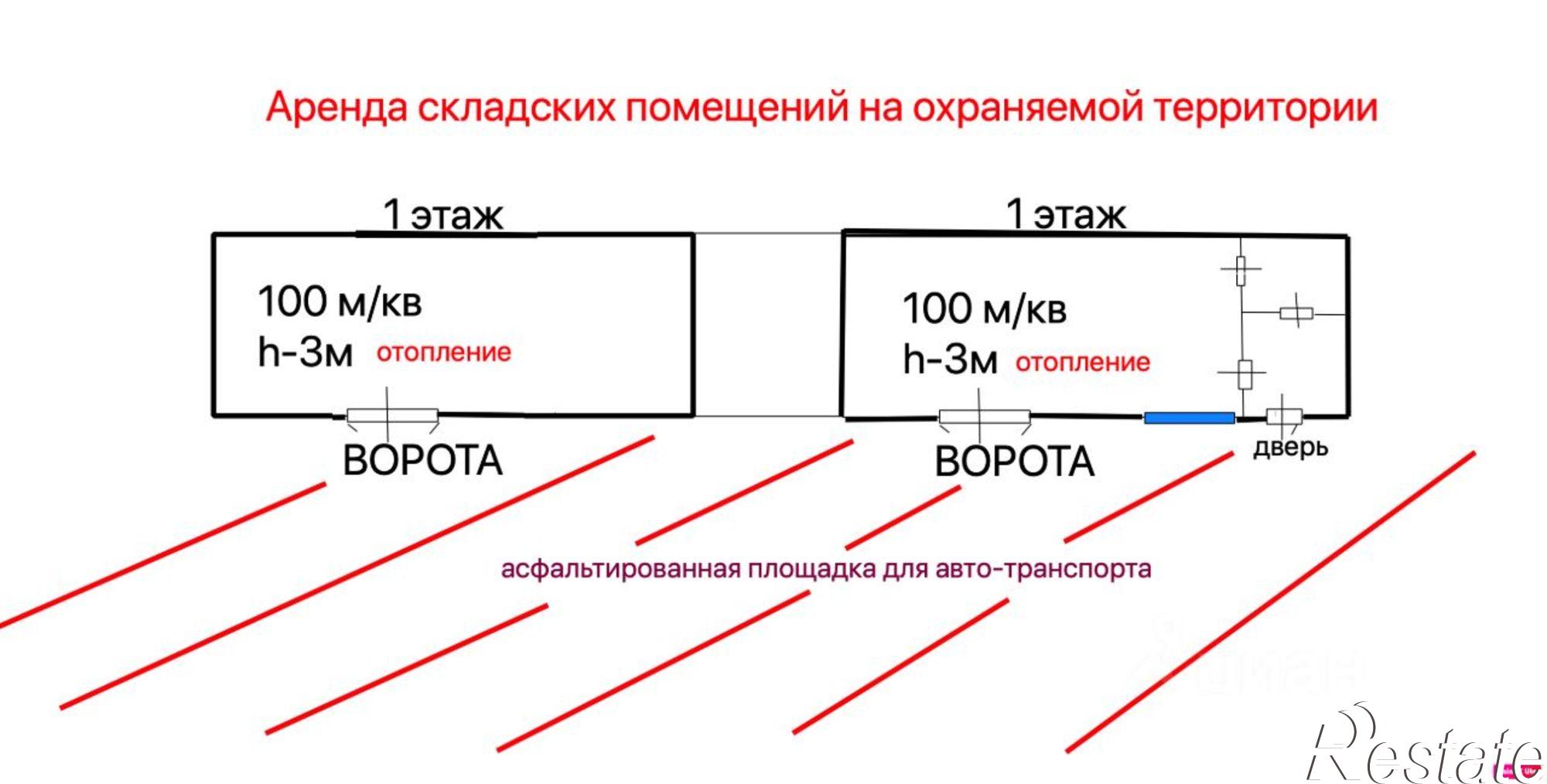 Сдать складское помещение за 100 000 рублей на ул Девицкий Выезд, 32К