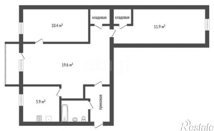 3-комн квартира ул Писателя Маршака, 20,  д. 20