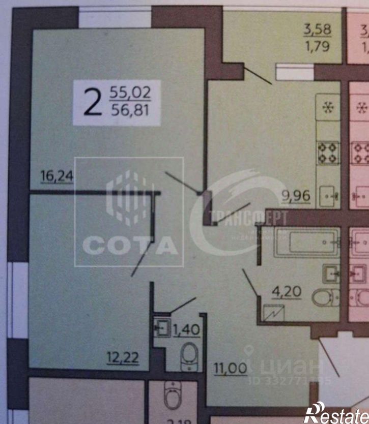 2-комн квартира ул Независимости, 78Б,  д. 78Б