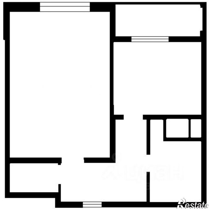 1-комн квартира Олимпийский б-р, 6,  д. 6