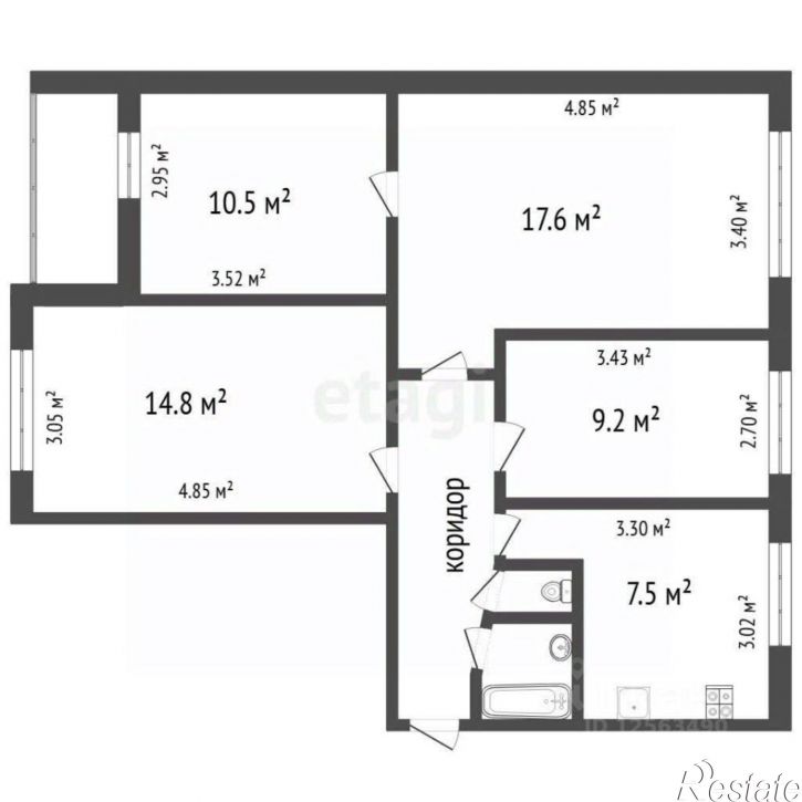 4-комн квартира ул Хользунова, 84,  д. 84