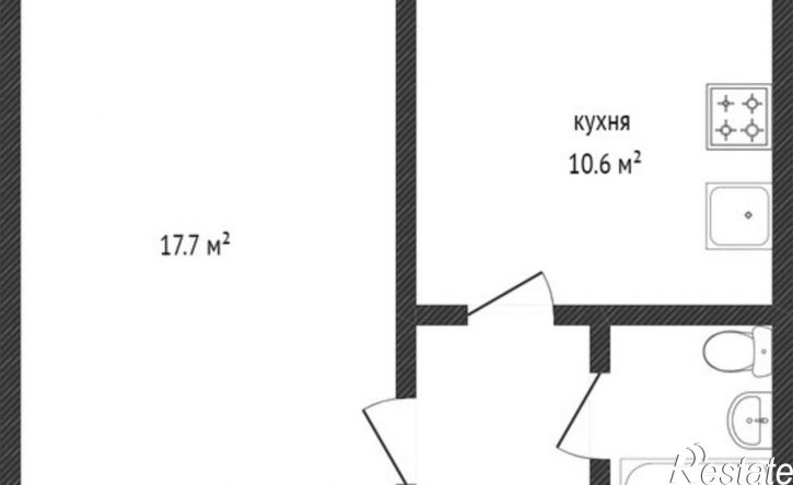 1-комн квартира пр-кт Патриотов, 51,  д. 51