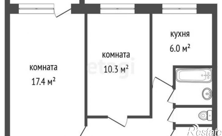 2-комн квартира ул Хользунова, 3,  д. 3