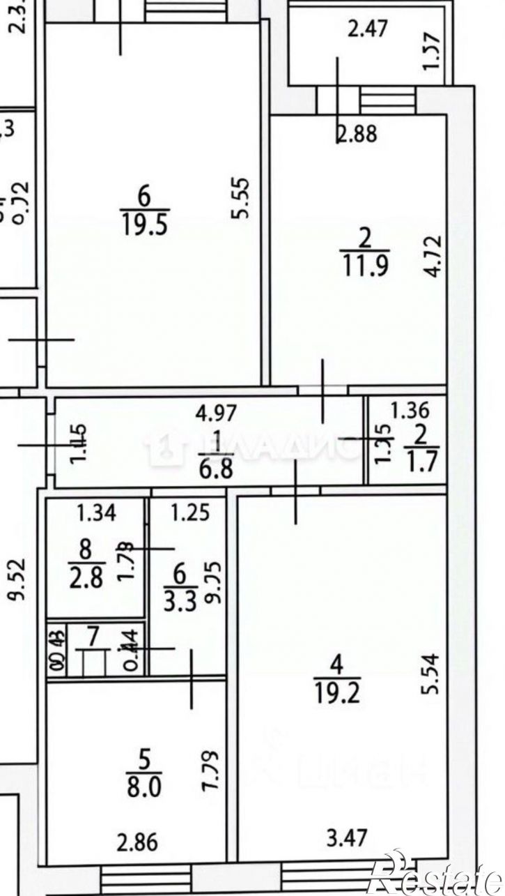 2-комн квартира ул 9 Января, 233/23,  д. 233/23