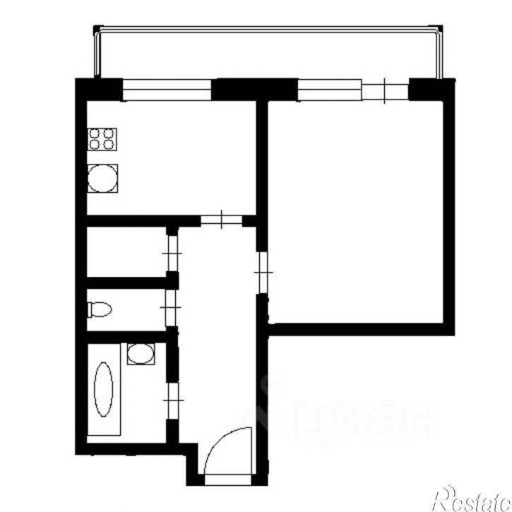 1-комн квартира Ленинский пр-кт, 96а,  д. 96а