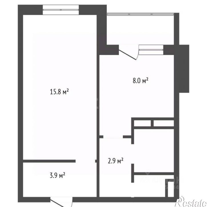 1-комн квартира ул Коренцова, 5,  д. 5